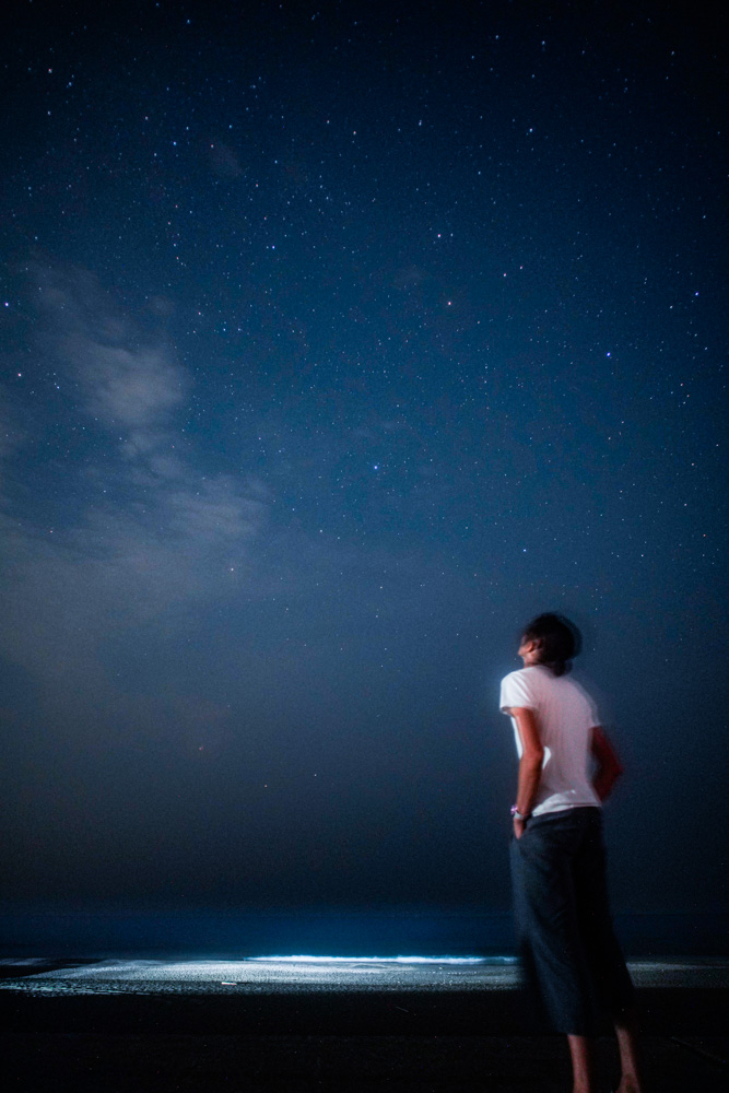星空を眺めること