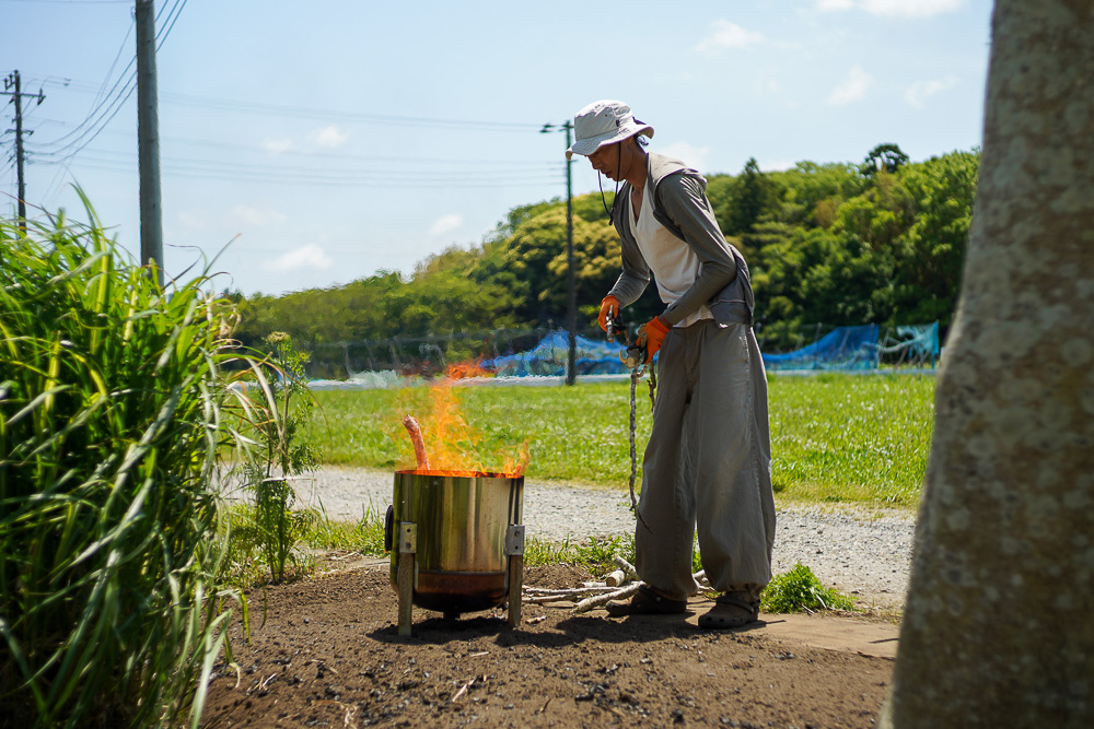最強の焚き火釜、カサブランカを植える、田んぼの畦の修復DAY1、満月＆半影月食