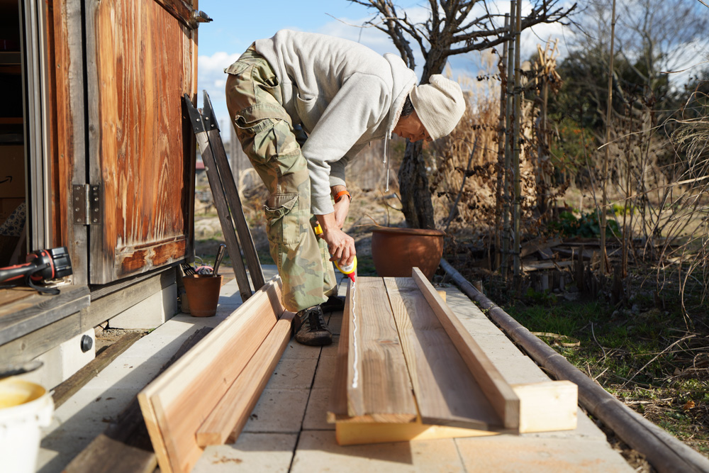 久しぶりのDIYに心躍る　小屋の破風板をリビルド＆リプレイス