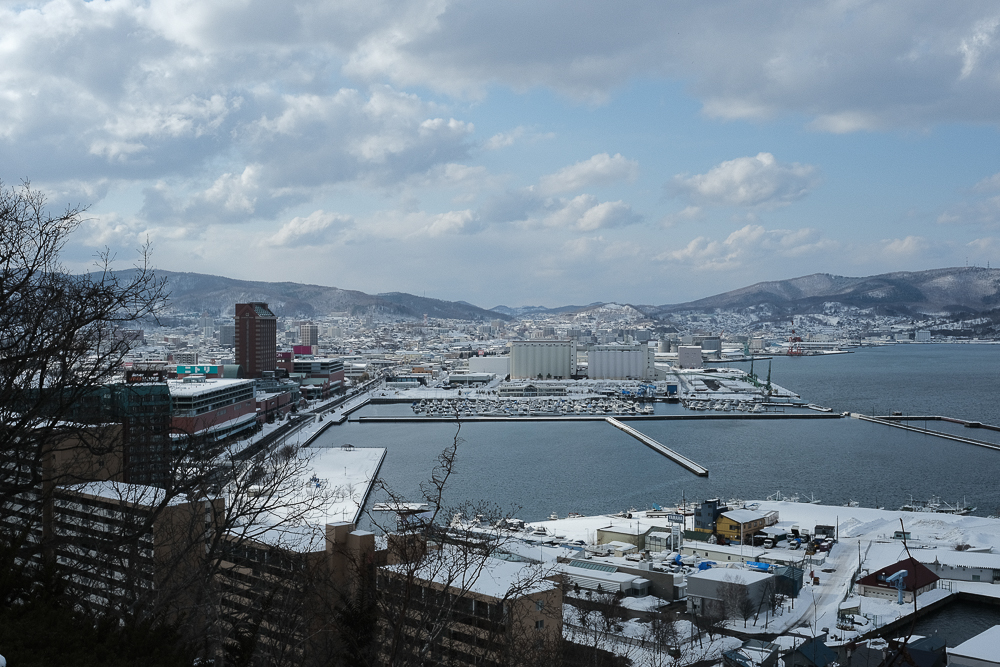 3月初旬、ノスタルジックな小樽の風景