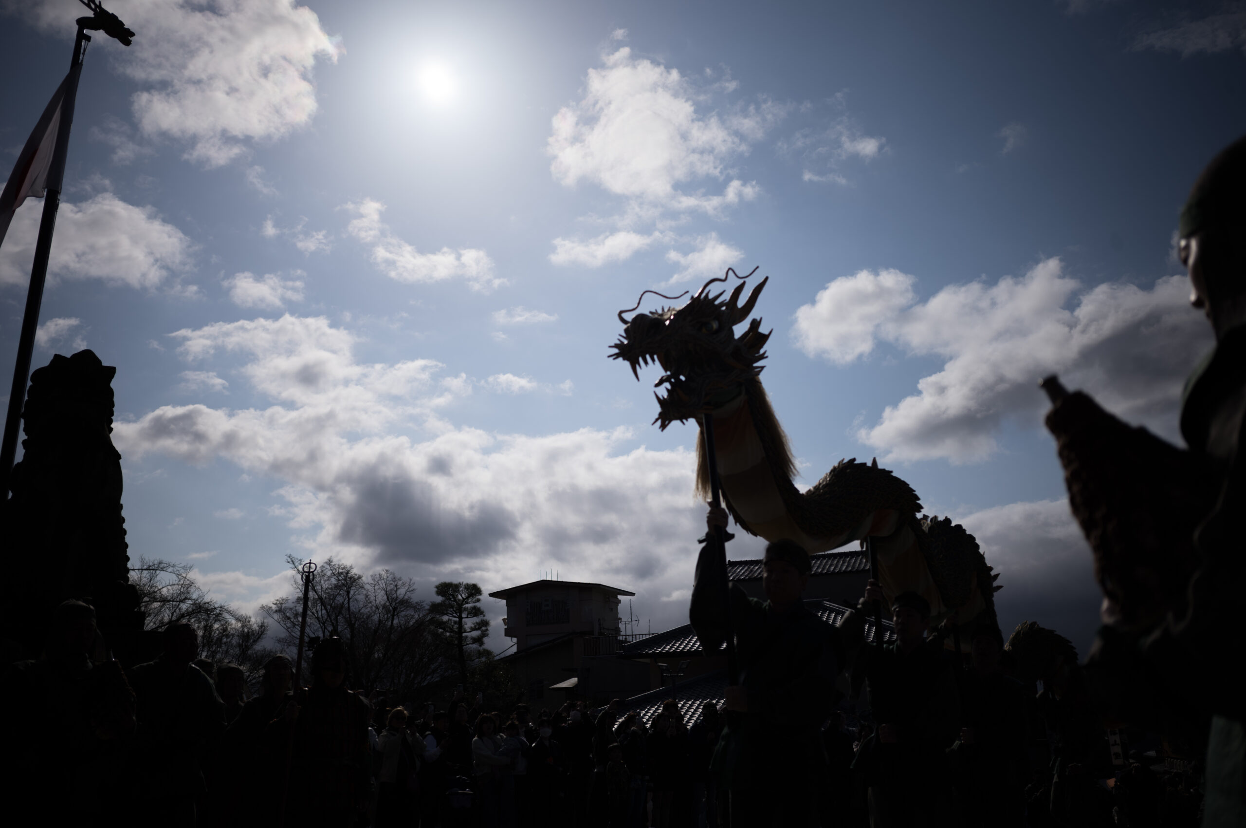 京の街に龍、現る！　清水寺 青龍会