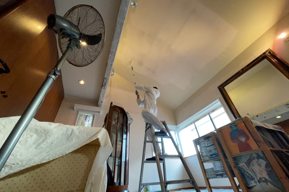 東京自宅　リビングのペンキ塗り　自分でリフォームするエネルギーはどこからやってくるのか？