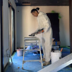 漆喰職人見習い　東京の現場で本漆喰塗りを体験させてもらう
