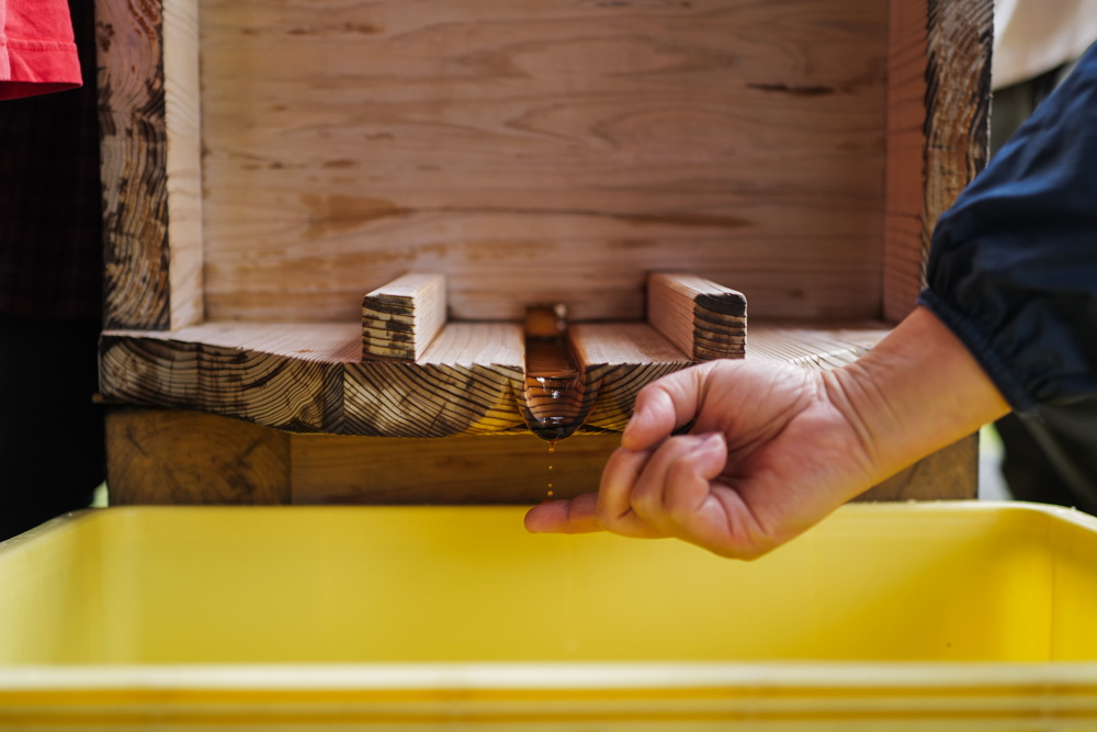 手造りお醤油の搾り 2026