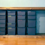 東京自宅 ロフト リノベーションDAY8　エイジングした破風板（杉板）と2x4材で古材風キャビネットを作る